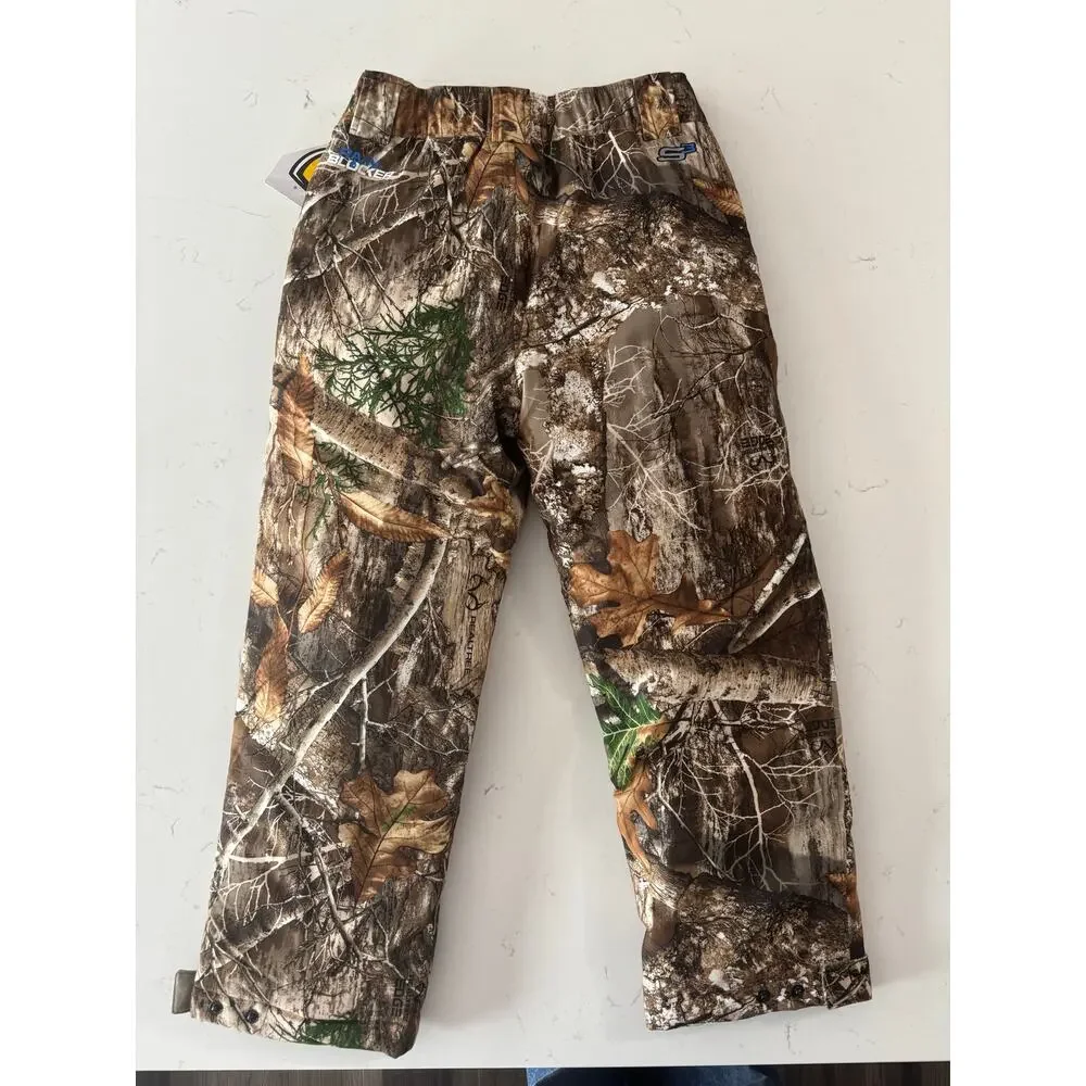 NWT Blocker Outdoors Shield Drencher Pants Sz M boys Realtree camouflage wtrprf - Picture 2 of 10